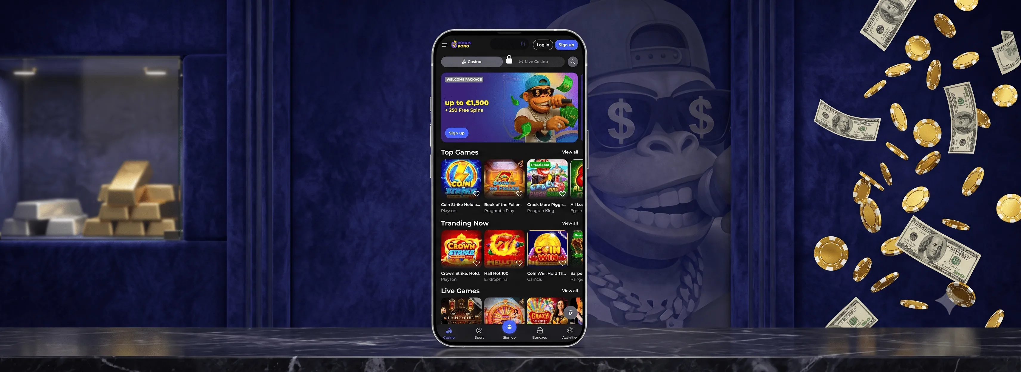 BonusKong Casino App